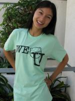 WE NOM U Unisex Tee - Light Green